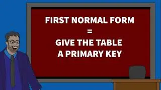 What is First Normal Form? - Database Normalisation (Microsoft Access Normalisation / A Level IT)