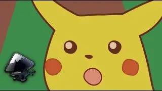 Pikachu Surprised Meme in Inkscape