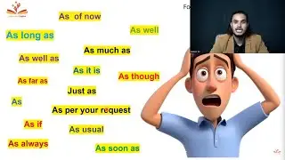 PART 12 | Conjunctions | As ...... As | As well As | As soon As | As well | As much As