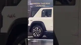 Mahindra Thar ROXX launched in 15 August 2024 india #automobile #shorts #car
