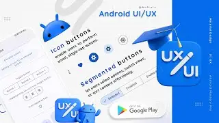 Material 3 Icon & Segmented Buttons Tutorial (2025) | Sleek Android UI Design