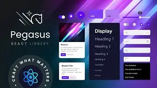 Pegasus Design System React Component Library Trailer