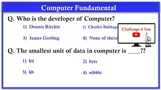 Top 100 Computer Basics MCQ Question and Answer - Computer fundamental MCQ question - computer mcq