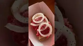 🥩Wisconsin Hidden Gems: Cannibal Sandwiches AKA Raw Beef Sandwiches. #midwest #wisconsin