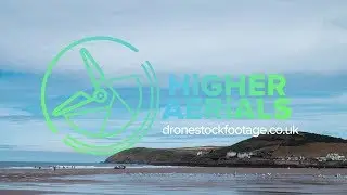 Croyde Bay Devon Timelapse 4K - Drone Stock Footage [Preview]