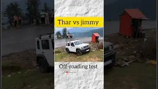 Thar vs jimmy off-roading test #shortsviral #trendingshorts #viral #shorts #car
