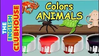 Colors and Animals for kids | THE ENGLISH CLUBHOUSE® | Learn English and Accent Practice
