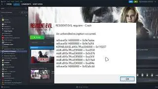 Fix Resident Evil Requiem Crash – An Unhandled Exception Occurred Error