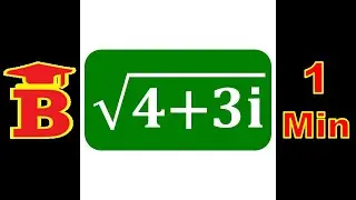 Square Root of Complex Number Trick -1