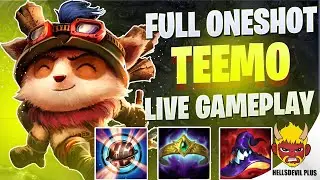 I Tried OneShot Teemo Build - Wild Rift HellsDevil Plus Gameplay