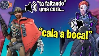 MEU MICROFONE ABRIU SOZINHO E MEU TIME NÃO GOSTOU! - OVERWATCH 2