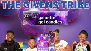 The Givens Tribe Make Candles with the You'niverse Galactic Gel Candle Kit