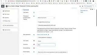 How to Create a User in Moodle