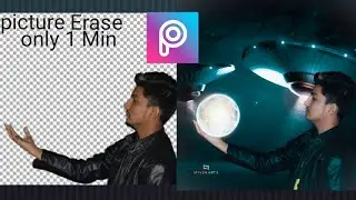 How To Erase Any pictures Background in Picsart very easy trick