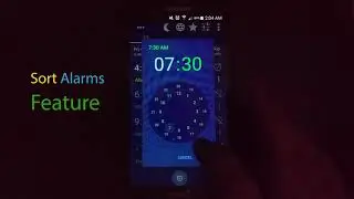 Alarm Clock Millenium | Sort Alarms | Demo