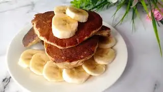 БАНАНОВЫЕ ОЛАДЬИ/ПАНКЕЙКИ/ Бананды Құймақ.Banana pancakes.
