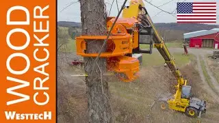 Woodcracker® CS750 smart on a Dieci Telehandler