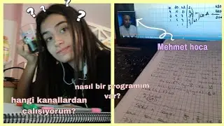 SABAH ERKEN KALKIP DERS  ÇALIŞIYORUZZ||nasıl bir program izliyorum? Hangi kanallardan çalışıyorum?