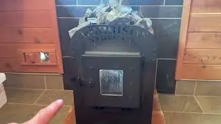 How To Replace/Install Glass window in the Morrison Stove Co. SAUNA Stove Door (Full Process)