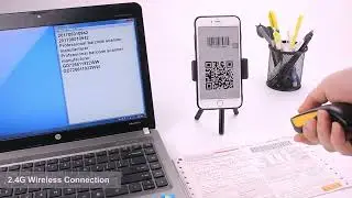 NETUM C750 Bluetooth QR 2D Barcode Scanner AND C830 Wireless