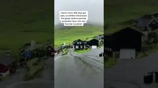 Why is there grass on roofs in the FAROE ISLANDS