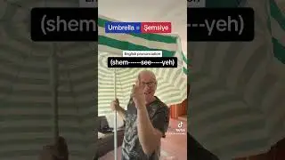 Learn Turkish - #shorts - UMBRELLA in Turkish #Youtubeshorts - Turkish Lessons