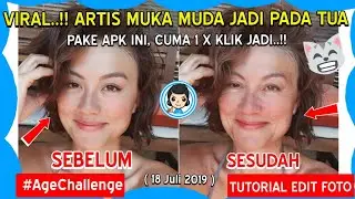CARA EDIT FOTO WAJAH MUDA MENJADI TUA DI HP ANDROID - APLIKASI MUKA TUA, AGE CHALLENGE | FACEAPP PRO