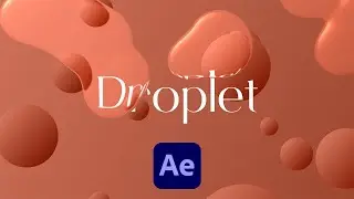 After Effects Tutorial - Liquid Droplets Animation