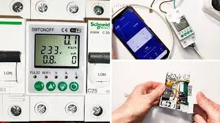 SMTONOFF Wifi Smart Device circuit breaker 63A - Energy Meter / Unboxing