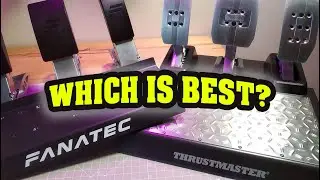 Fanatec CSL Pedals Load Cell VS. Thrustmaster T-LCM pedals 🎯SHOOTOUT🎯 Which one should YOU get?