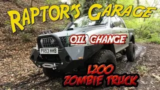 Oil Change on a Mitsubishi L200 - Raptor's Garage | The Archives