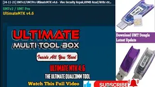 UMTv2/UMTPro UltimateMTK v4.6 - Vivo Security Repair,RPMB Read/Write I OPPO