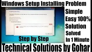 How To Fix Windows Setup Could Not Configure Windows To Run On This Computer's Hardware Solution