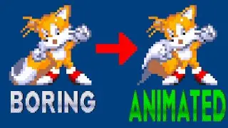Animated Tails' tails on Victory Animation | Sonic 3 A.I.R. Mods Showcase - Mod by me