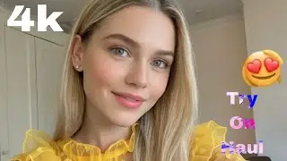 [4k USA] Transparent Lingerie & See-throughStyles|Shein 2025 Bikini Try-On Haul 