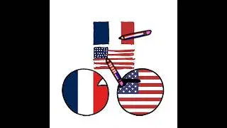 France ball think he make himself's flag #stickman44 #meme #countryballs #country #animation #meme