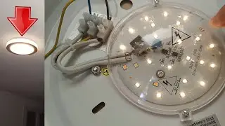Comment réparer un plafonnier LED LUCIDE 12W 79179 qui clignote, scintille, éclaire mal