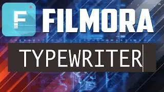 How to Make a TYPEWRITER Text Effect in Filmora - Tutorial #20