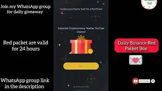 Binance new red packet code 27 April 2024