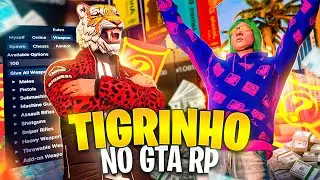 VIREI O TIGRINHO NO GTA RP COM MOD MENU