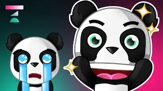 Panda Twitch Emotes (speedart)