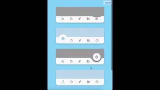 Animated Bottom Bar CSS