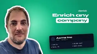 Enrich Company with derrick in 20 secondes. (FR)