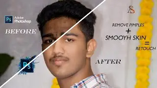 Awesome Skin Smoothing and Skin Retouching  In Photoshop | Photoshop me Photo Ko  Gora Kaise Banaye