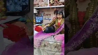 old saree to designer lehanga  | #ytshorts #viralshort #shortsfeed #youtubeshorts #oldsareereuseidea