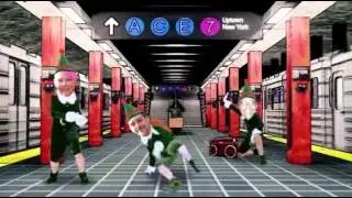 Funny Elf Christmas Dance