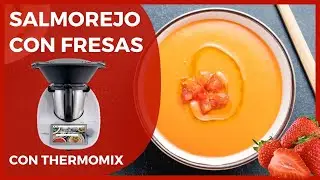 Cambia el clásico: SALMOREJO CON FRESAS 🍓con Thermomix | El toque MÁS ORIGINAL 🤩​