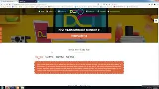 Divi Tabs Module Bundle 2