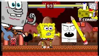 Mugen Battle #94 Old Ki Spongebob & New Ki Spongebob VS Doodlebob & Doodlebob