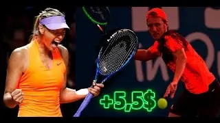 Betfair tennis trading #3 Sharapova + Pouille = +5,5$
